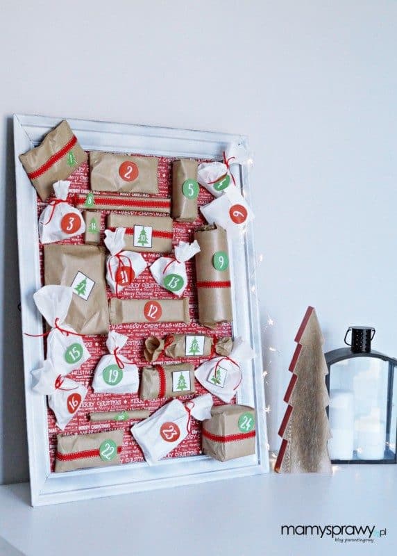 kalendarz adwentowy w obrazie